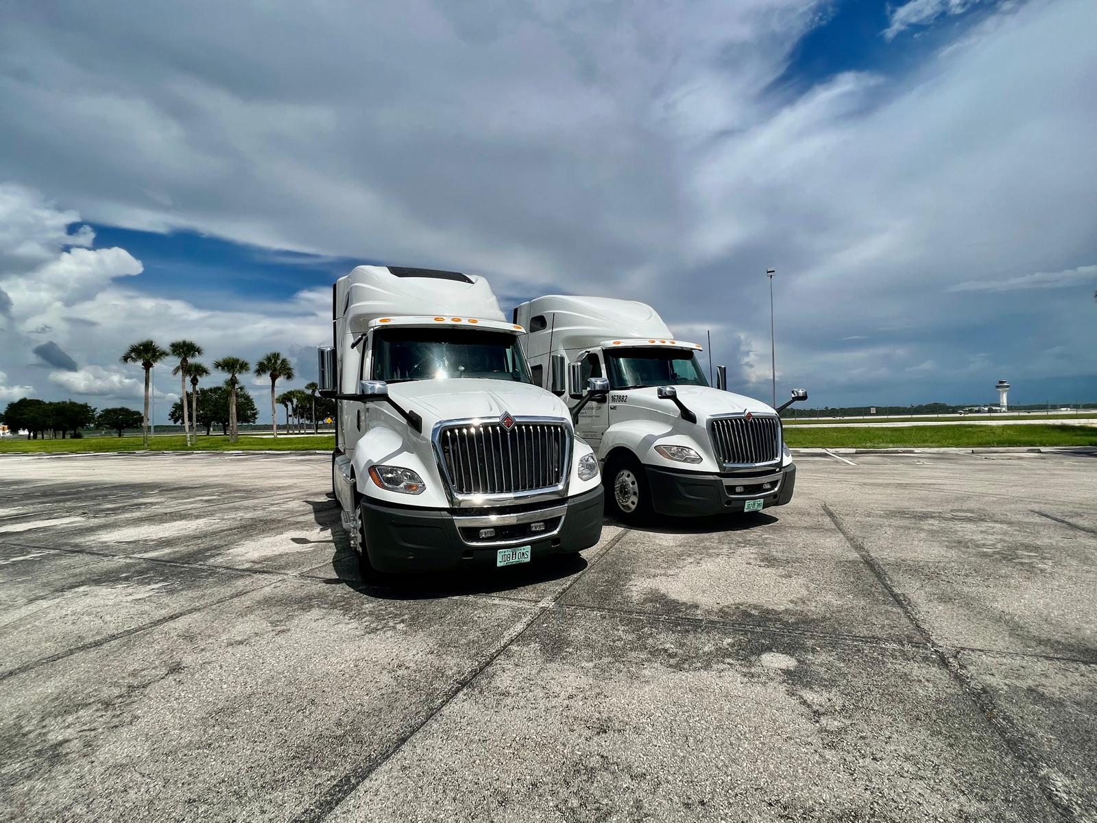 Go On Cargo trucks ready for the road
